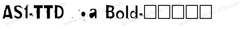 AS1-TTDurga Bold字体转换